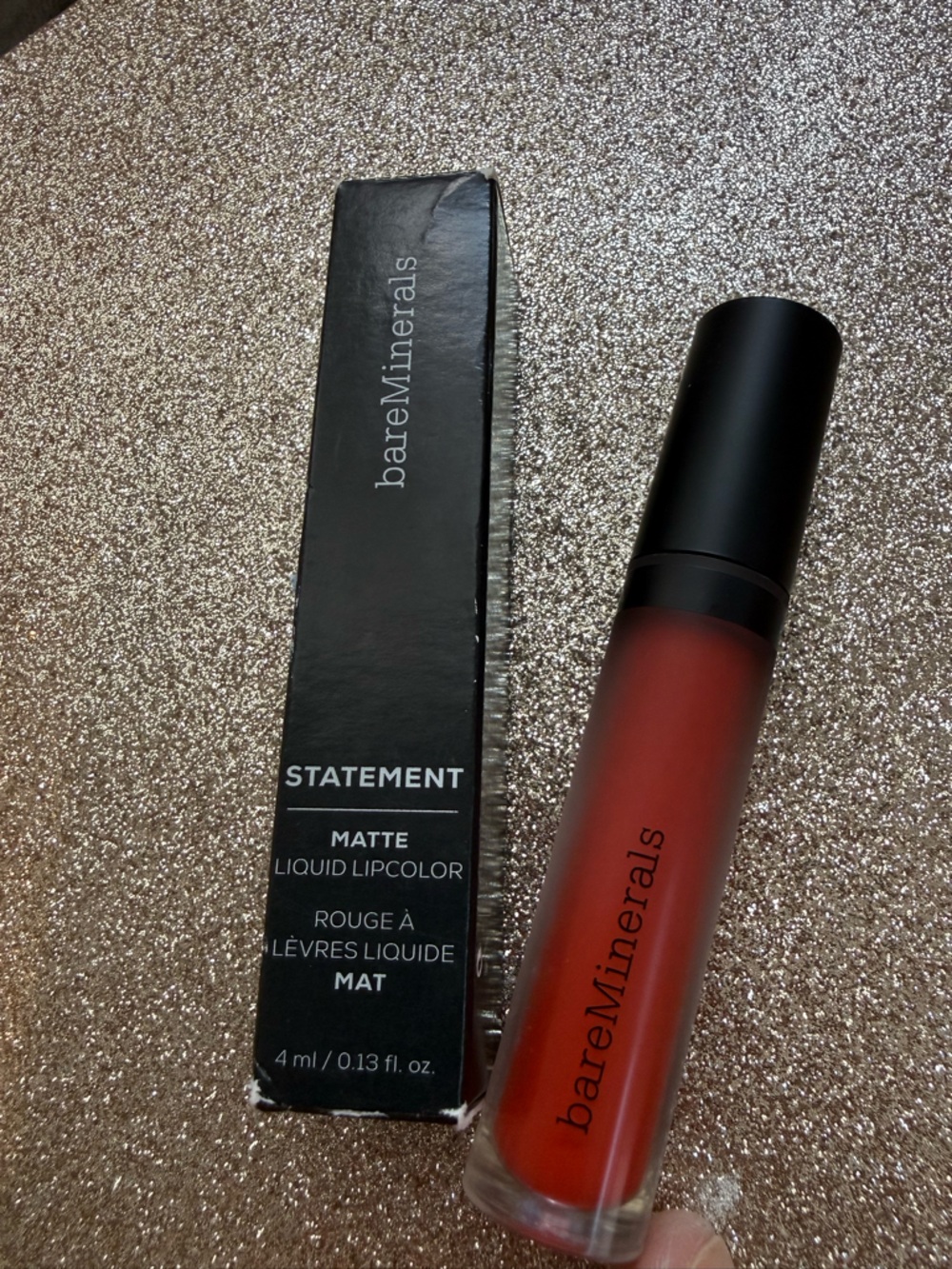 *NEW*.12oz*bareMinerals*FIRE* Gen Nude Patent Lip Lacquer – Nude Pink